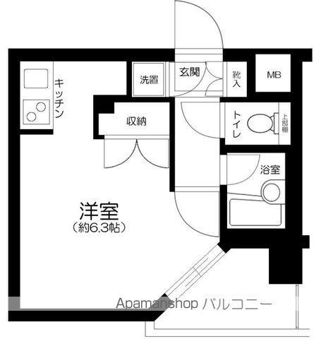 パレステュディオ大塚 2階階 間取り