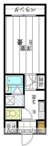 エコール久米(1K/5階)の間取り写真