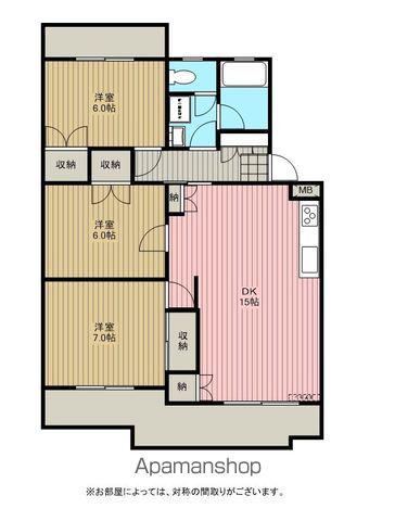 第3エヌ・ケイハウス並木(2SLDK/3階)の間取り写真