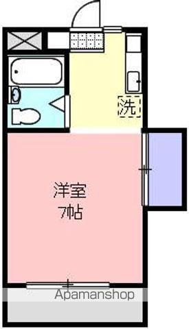 ジュネ弐番館(1K/1階)の間取り写真