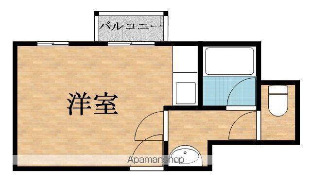 アネックス白浜(ワンルーム/2階)の間取り写真