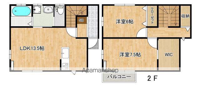 仙石線 石巻あゆみ野駅 徒歩27分 2階建 築2年(2LDK)の間取り写真
