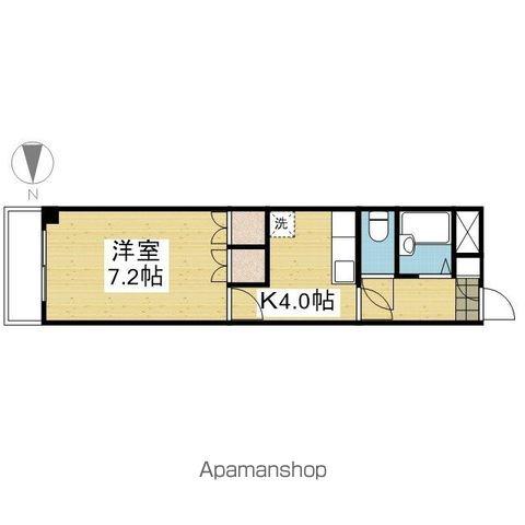 グランシェル12(1K/5階)の間取り写真