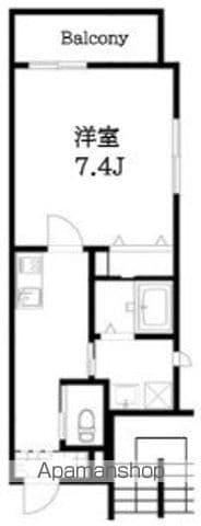 AIR TOWER OTSUKA(1K/2階)の間取り写真