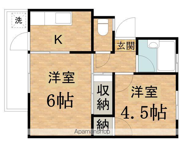 豊田日野マンション(2K/2階)の間取り写真