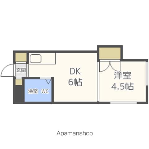 ルミナスS520(1DK/3階)の間取り写真