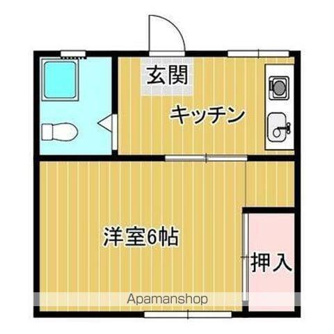 ARBORS(1K/1階)の間取り写真