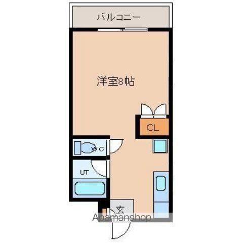 パラッツォ・モリⅡ(ワンルーム/2階)の間取り写真