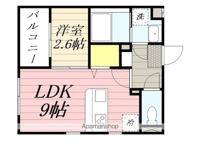 LIFEFIELD南福岡(1LDK/4階)の間取り写真