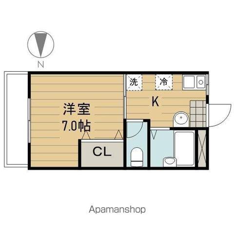 サンパレス三鷹 1階階 間取り