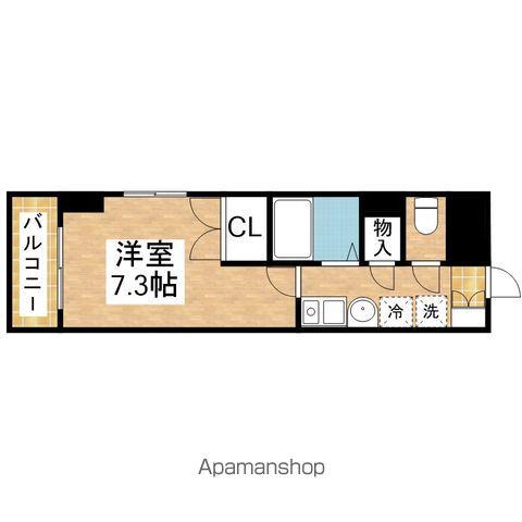 プロビデンス御器所(1K/5階)の間取り写真