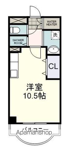 静岡スカイタウン(ワンルーム/7階)の間取り写真