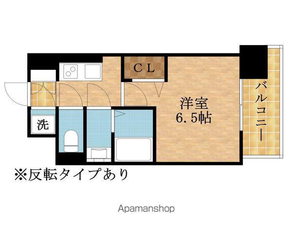 レジュールアッシュ緑橋駅前(1K/7階)の間取り写真