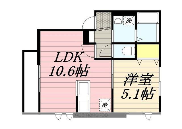 REGARO前原SHIKI(1LDK/3階)の間取り写真