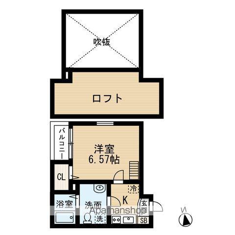 シュプリームメゾンA(1K/1階)の間取り写真
