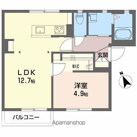 ST22A(1LDK/1階)の間取り写真