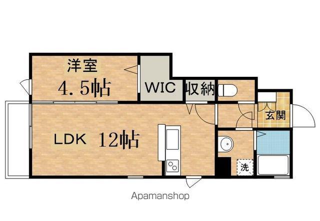 エミネンス・アン(1LDK/1階)の間取り写真