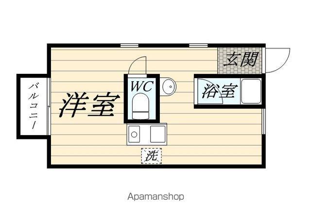 リサージュ(ワンルーム/1階)の間取り写真