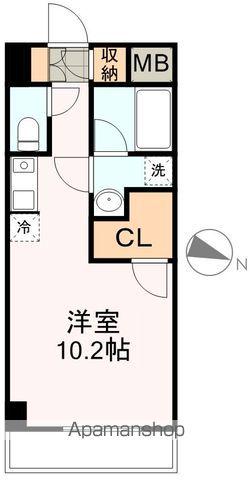 ステラハウス勾当台公園(ワンルーム/4階)の間取り写真