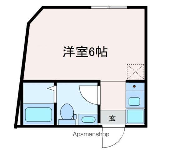 マレーア高円寺(ワンルーム/1階)の間取り写真