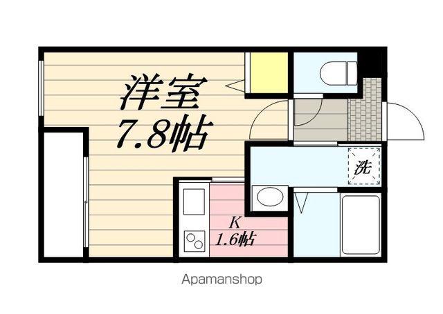 OURS LAVANDE(1K/3階)の間取り写真