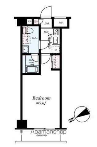 ラフィスタ本蓮沼(1K/5階)の間取り写真