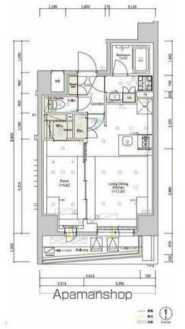 SYFORME SUMIYOSHI Ⅲ(1LDK/7階)の間取り写真