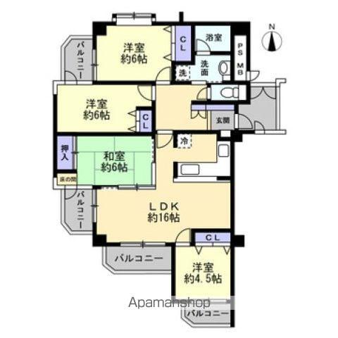 アークブリッジ(4LDK/2階)の間取り写真