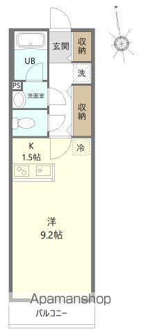 アイステージ千駄木(ワンルーム/4階)の間取り写真