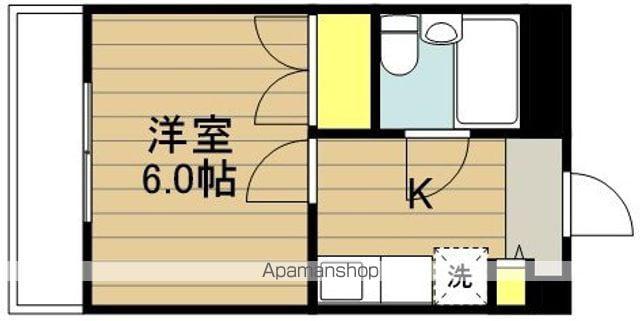 中野第5マンション(1K/2階)の間取り写真