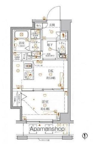 クレイシア本所吾妻橋(1DK/2階)の間取り写真