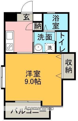ラフィーネ小野(1K/3階)の間取り写真