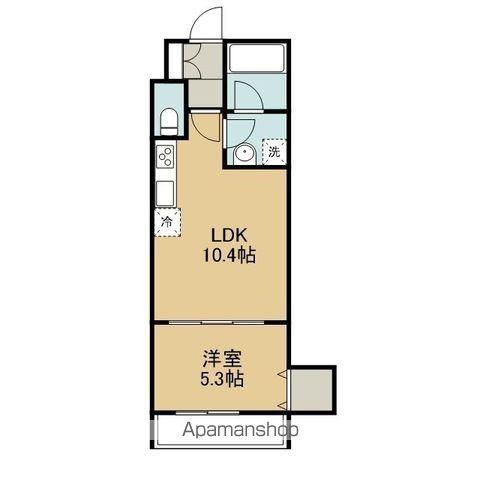 MAISON DU CALME(1LDK/3階)の間取り写真