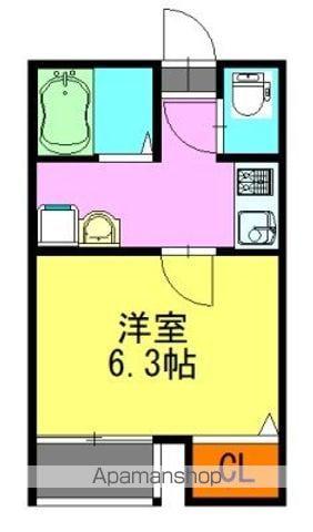 ルミエール大巌寺(1K/1階)の間取り写真