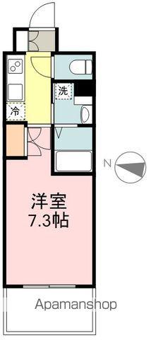 レジディア仙台上杉(1K/14階)の間取り写真