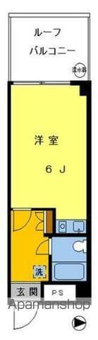 ラインビルド高円寺(1K/6階)の間取り写真