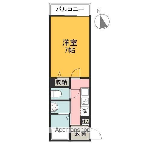 入間市豊岡3丁目(1K/1階)の間取り写真