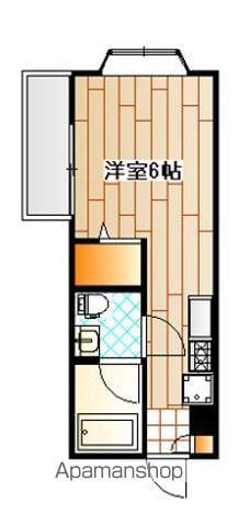 リリエンハイムⅤ(ワンルーム/2階)の間取り写真