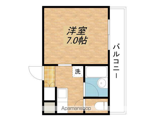 サンリフレッシュ(1K/2階)の間取り写真