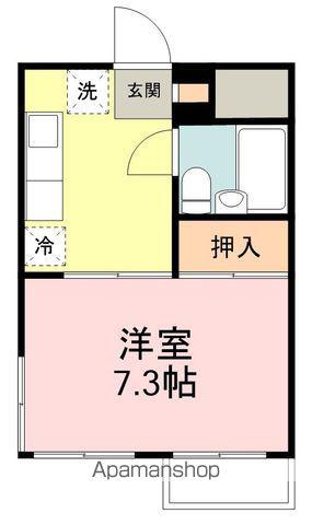 コーポ小林(1K/2階)の間取り写真