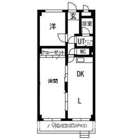 アネックスうめ苑(2LDK/2階)の間取り写真