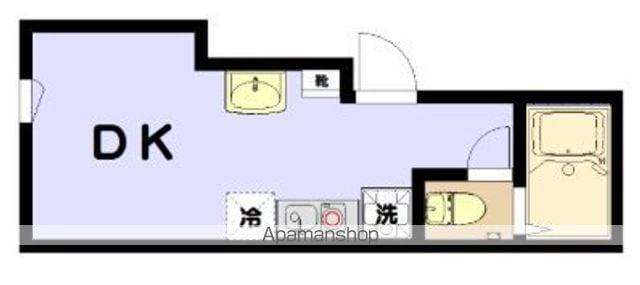 蛎殻町マンション(ワンルーム/3階)の間取り写真