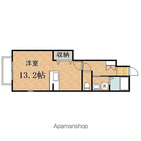 サンモールソフィア(ワンルーム/1階)の間取り写真