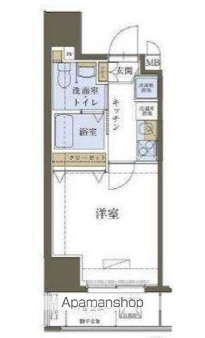 リヴシティ神田(1K/3階)の間取り写真