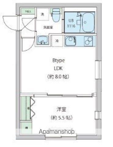 レオーネ早稲田(1LDK/3階)の間取り写真