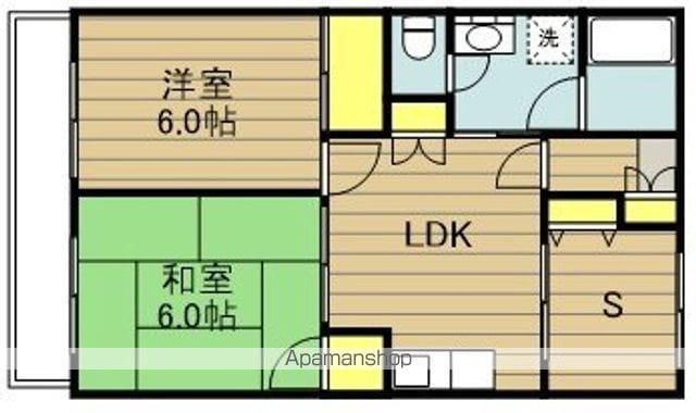 ハイツニューエイト(2SLDK/4階)の間取り写真