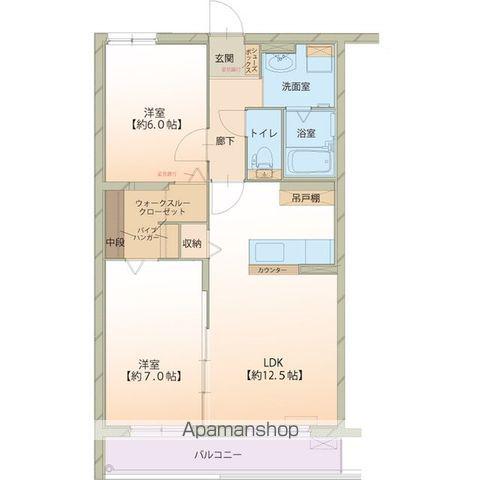 MEY FELICE(2LDK/1階)の間取り写真