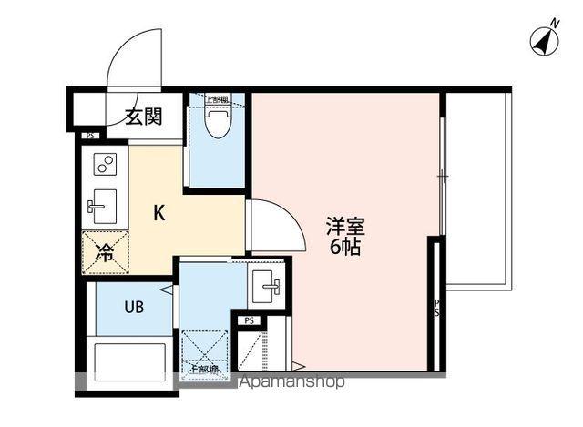 ROBOT HOME 新検見川Ⅴ(1K/2階)の間取り写真