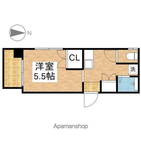 さくらビル(1K/4階)の間取り写真