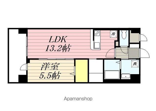 大楠2丁目プロジェクト(1LDK/2階)の間取り写真